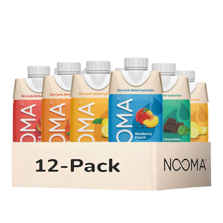 Nooma Organic Electrolyte Sports Drink Electrolyte Drink With Organic Coconut Water Workout Hydration Drink With No Added Sugar 30 Calories
