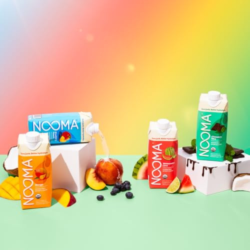 Nooma Organic Electrolyte Sports Drink Electrolyte Drink With Organic Coconut Water Workout Hydration Drink With No Added Sugar 30 Calories