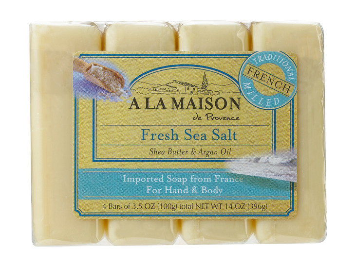 A La Maison Fresh Sea Salt Bar Soap Natural Moisturizing Hand Soaps
