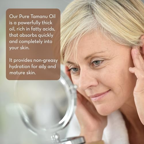 Tamanu Oil For Skin Hair And Scalp 4 Fl Oz Cold Pressed Pure Unrefined