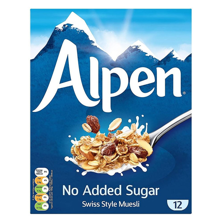 Alpen Muesli Cereal No Sugar Added 14 Ounce Pack Of 2