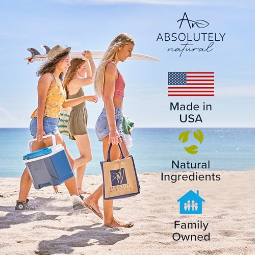 Absolutely Natural 100 Percent Pure Aloe Vera Cooling Gel Lotion For Sunburn Relief And Rashes Premium Sun Care With Vitamin E Eucalyptus 6
