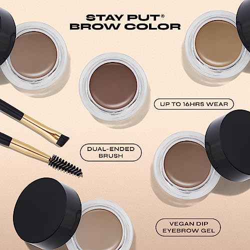 Milani Stay Put Brow Color Long Lasting Eyebrow Color Brunette