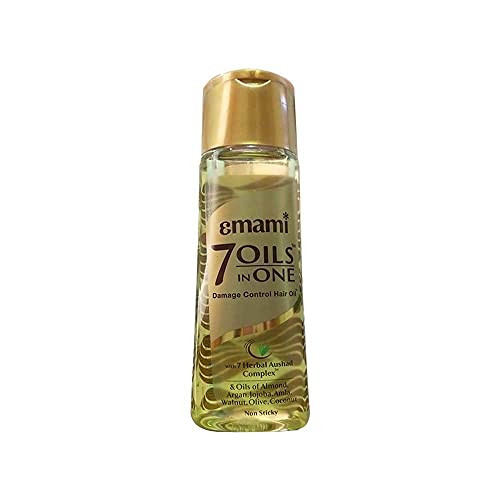 Emami 7 In 1 Hair Oil With Natural Ayurvedic Herbs Repairs Hair Damage Nourishes Scalp Fights Dandruff Provides Strong And Healthy Hairs