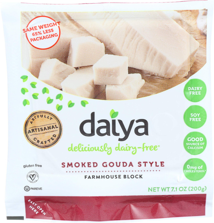 Daiya Smoked Black Gouda Cheese 7.1 Ounce Pack Of 8