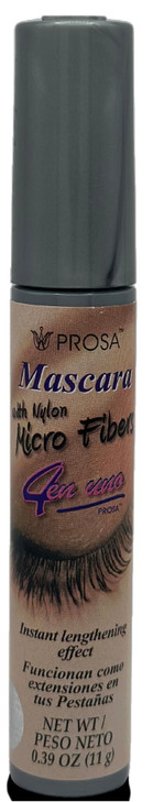 Prosa 4 En Uno Mascara Waterproof Black With Micro Fibers Non Clumping