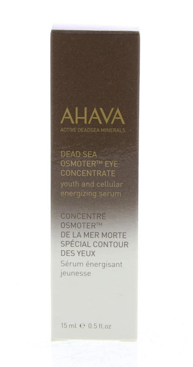 Ahava Osmoter Concentrate Illuminating Eye Serum Silky Serum To Boost Eyes Youthfulness And Revitalization Enhances Luminosity Reduces Dark