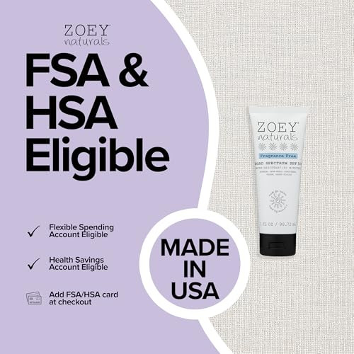 Zoey Naturals Spf 50 Plus Sunscreen For Babies And Children Water Resistant Reef Safe Non Nano Zinc Oxide For Sensitive Skin And Kids Made