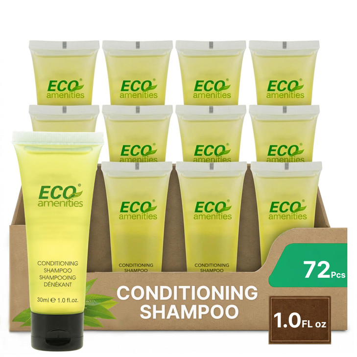 Eco Amenities Hotel 2 In 1 Conditioning Shampoo Bulk Hair Wash Cleanse Pack