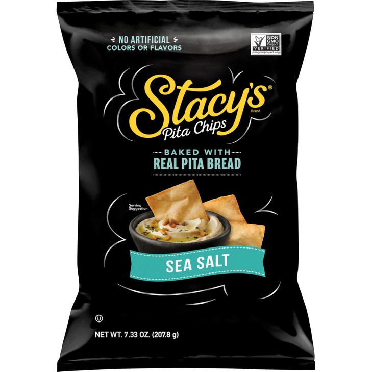 Stacy S Pita Chips Sea Salt No Artificial Colors Or Flavors 7.33 Oz