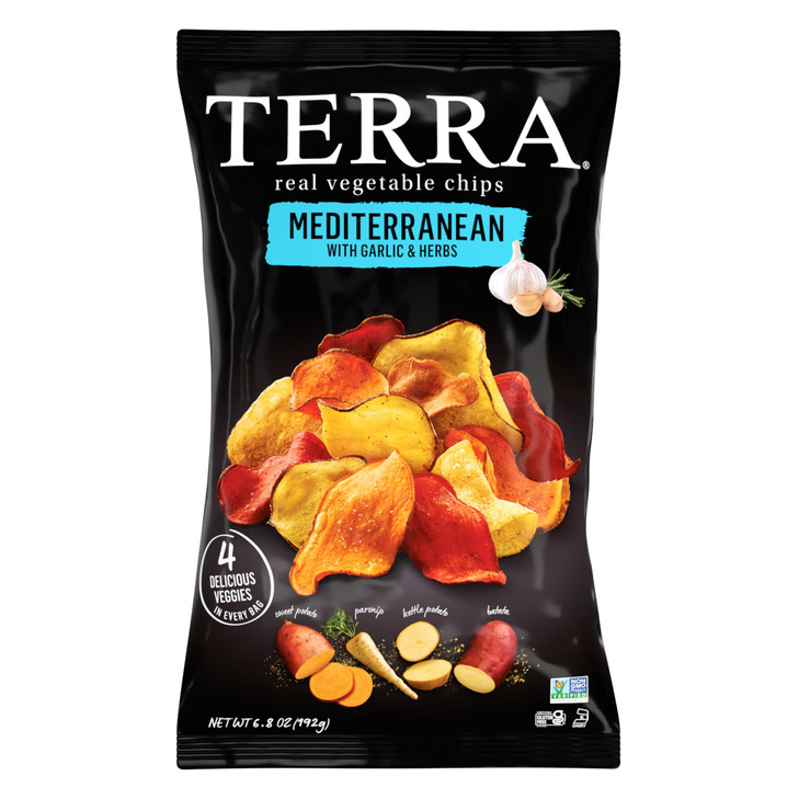 Terra Vegetable Chips Mediterranean Garlic And Herbs Vegetable Chips 6.8 Oz