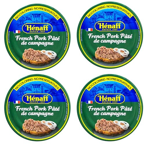 Henaff French Pork Pate De Campagne Country Pate 130 Grams 4 Pack