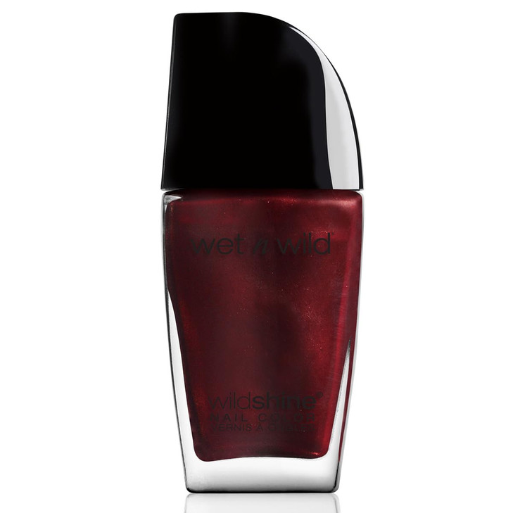 Wet N Wild Wild Shine Nail Polish Red Burgundy Frost Nail Color