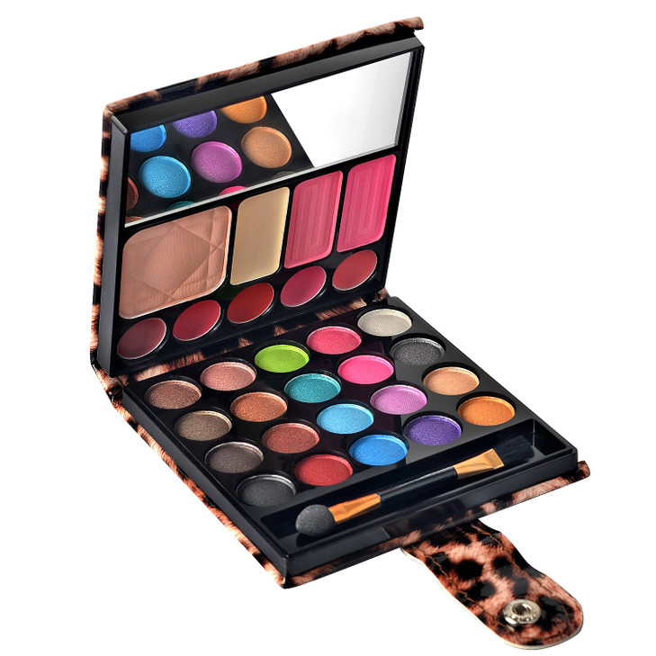 Ecvtop Professional Makeup Kit Eyeshadow Palette Lip Gloss Blush Concealer 29 Color
