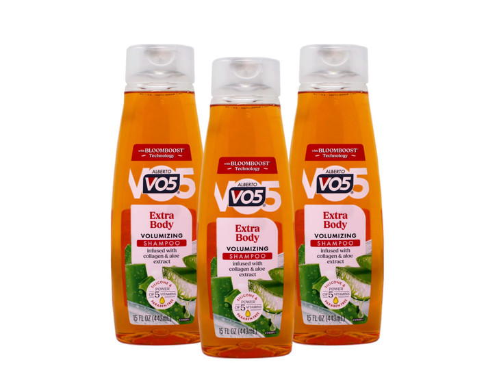 Vo5 Extra Body Volumizing Shampoo Unisex 15 Oz Pack Of 3