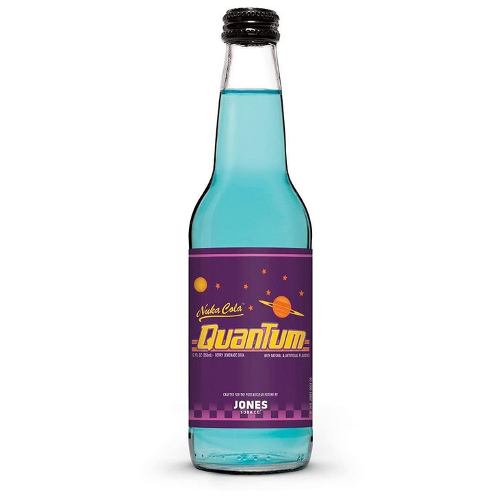 Fallout Nuka Cola Quantum Soda By Jones Soda 12Oz Berry Flavored Drink