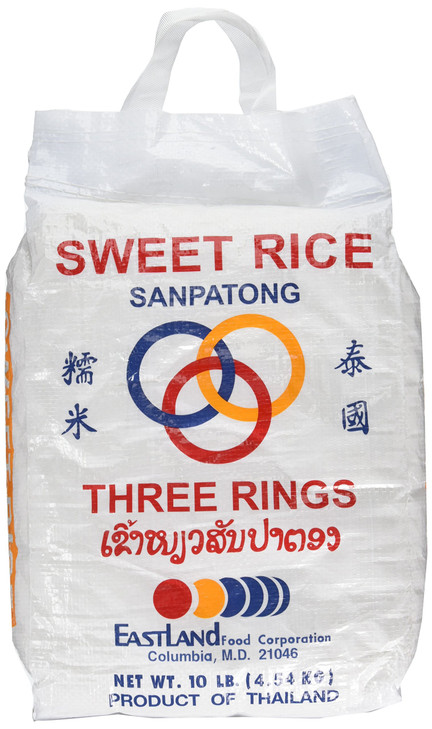 Three Rings Thai Sticky Rice Sweet Rice 160 Ounce