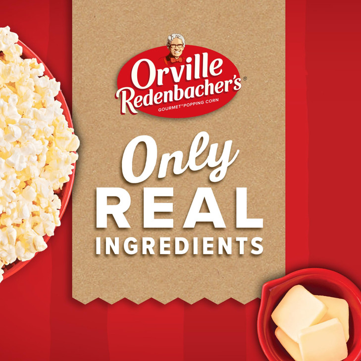 Orville Redenbacher S Microwave Popcorn Movie Theater Butter Flavor 3G Fiber Per Serving 3.29 Oz. 6 Count 6 Boxes