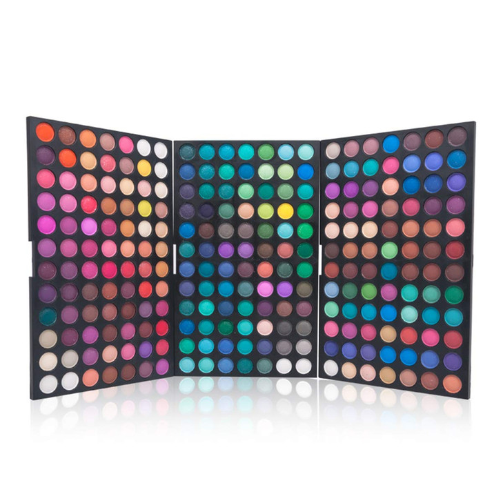 Pure Vie 252 Colors Eyeshadow Palette Matte Shimmer Blendable Eye Makeup