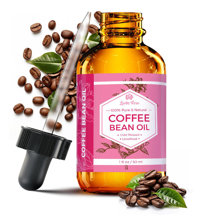 Leven Rose Coffee Bean Oil 1 Oz 100 Percent Natural Cold Pressed Oil For Skin And Hair