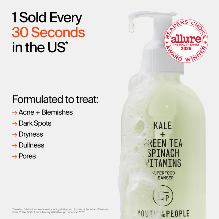 Youth To The People Superfood Antioxidant Cleanser Full Size 8 Fl Oz