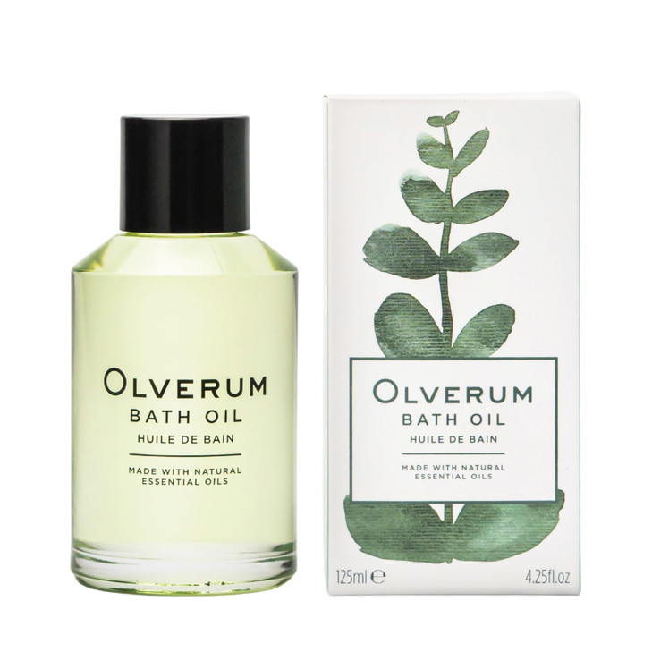 Olverum Natural Bath Oil Vegan Cruelty Free Revitalizing Clean Beauty Bath Oil 4.25 Fl Oz 125 Ml