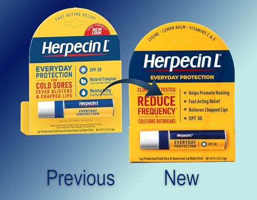 Herpecin L Hl Lip Protectant Sunscreen And Cold Sore Lip Balm Stick 0.1 Oz Pack Of 3
