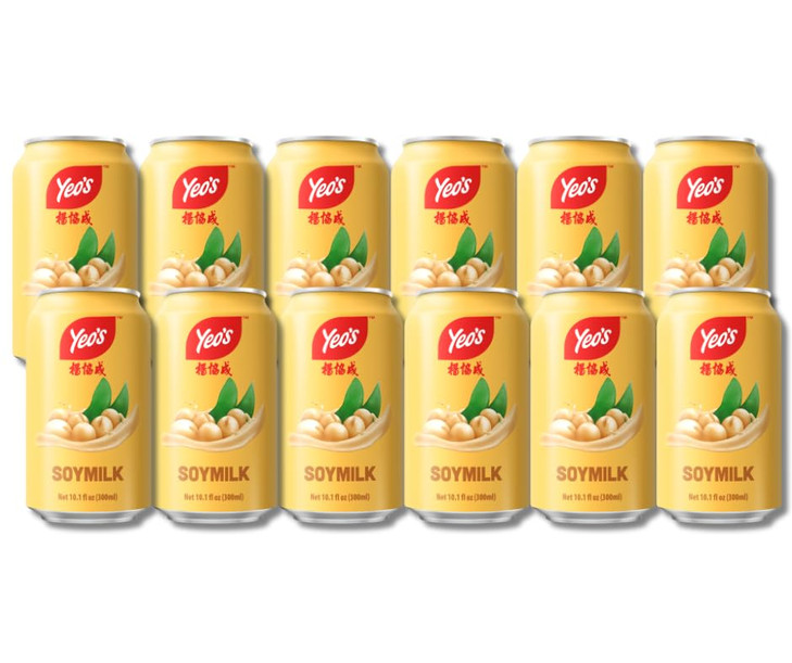 Yeo S Soymilk Drink 10.1 Fl Oz 300Ml Plant Based Goodness In Every Sip Non Gmo Soybeans Lactose Free Cholesterol Free Source Of Protein And