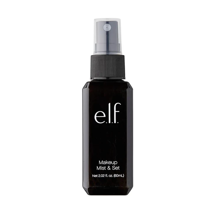 E.L.F. Makeup Mist And Set Small Lightweight Long Lasting All Day Wear Revitalizes Refreshes Hydrates Soothes Infused With Aloe Green Tea