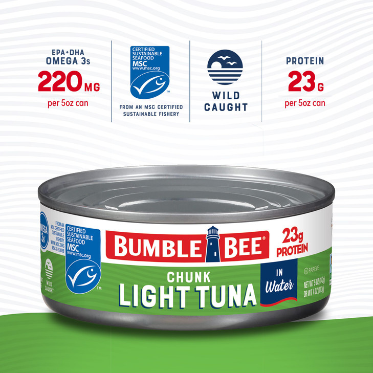 Bumble Bee Chunk Light Tuna In Water 5 Oz Pack Of 24