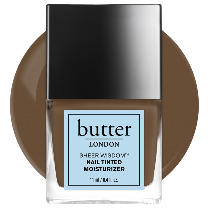 Butter London Sheer Wisdom Nail Tinted Moisturizer Deep At Home Nail Care