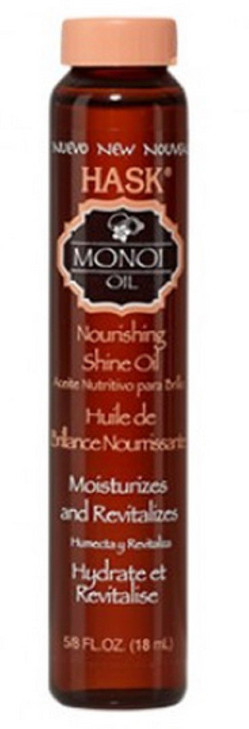 Hask Monoi Nourishing Shine Oil .63 Oz Pack Of 3