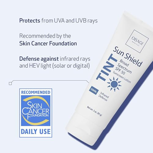 Obagi Medical Sun Shield Tint Broad Spectrum Spf 50 Sunscreen Unscented 3 Ounce