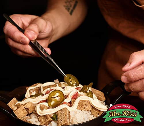 Mrs Kleins Jalapenos Sliced Jar 32Oz Pack Of 2 Hot Pickled Jalapenos Tangy Spicy And Crispy For Tacos Pizza Toppings Burritos Chili Sauces
