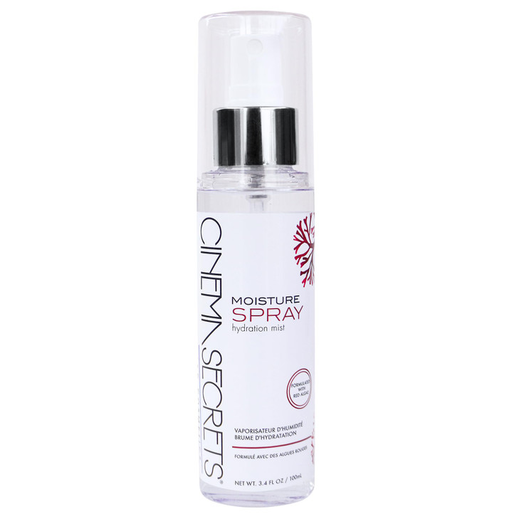 Cinema Secrets Moisture Spray Plus Hydrating Mist Red Algae Face Spray For Moisture Skin Prep Collagen Support Refreshes Makeup And Soothes