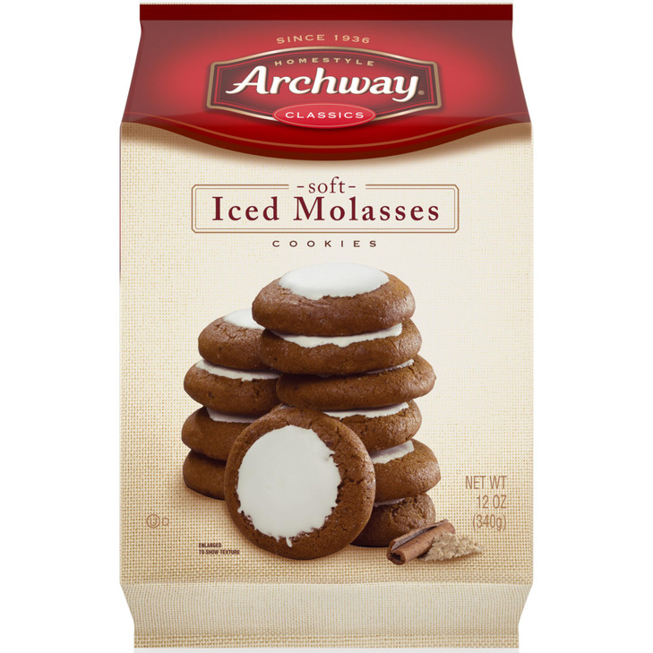 Archway Cookies Classic Soft Iced Molasses Cookies 12 Oz