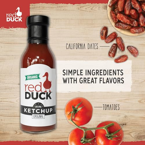 Red Duck Original Organic Ketchup Gluten Free And All Natural 14 Oz
