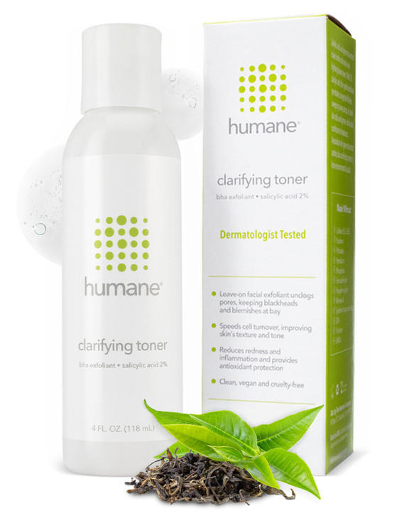 Humane Clarifying Toner For Face 2 Percent Bha Liquid Salicylic Acid