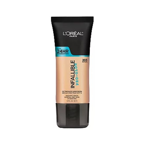 L Oreal Paris Makeup Infallible Up To 24Hr Pro Glow Foundation Nude Beige 1 Fl Oz
