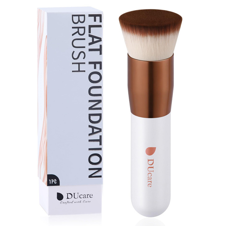 Ducare Foundation Brush For Liquid Makeup Flat Top Kabuki Foundation Brushes Premium Makeup Brush For Liquid Cream Powder Buffing Blending