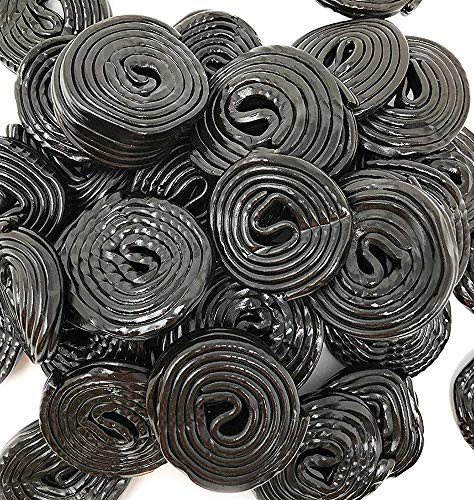 Italian Black Licorice Wheels Bulk Candy Natural Colors And Flavors Gmo Free 1 Pound