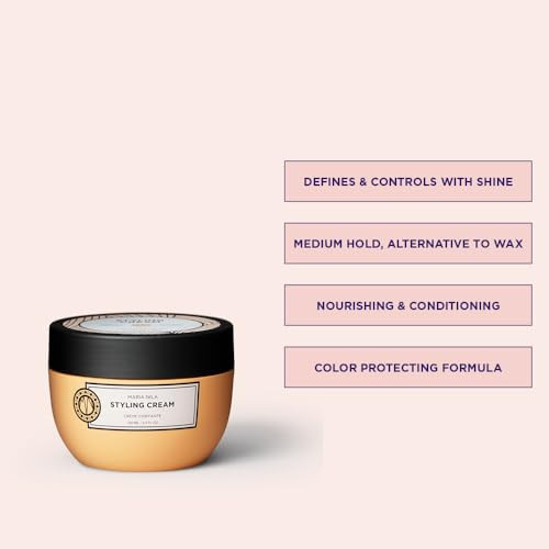 Maria Nila Styling Cream Medium Hold Hair Styling Cream 3.4 Fl Oz
