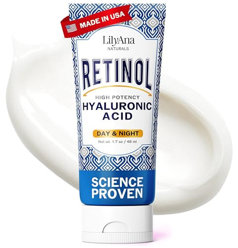 Lilyana Naturals Anti Aging Retinol Face Cream For Women Wrinkle And Neck Cream For Firming Retinol Moisturizer For Face With Hyaluronic