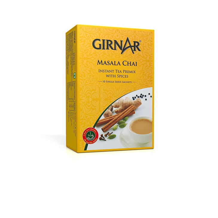 Girnar Instant Chai Tea Premix With Masala 10 Sachet Pack