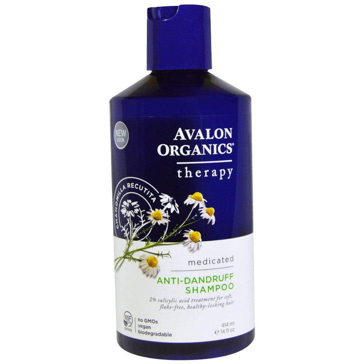 Avalon Organics Anti Dandruff Shampoo And Anti Dandruff Conditioner Bundle With 2 Percent Salicylic Acid Aloe Vera Tea Tree Chamomille And