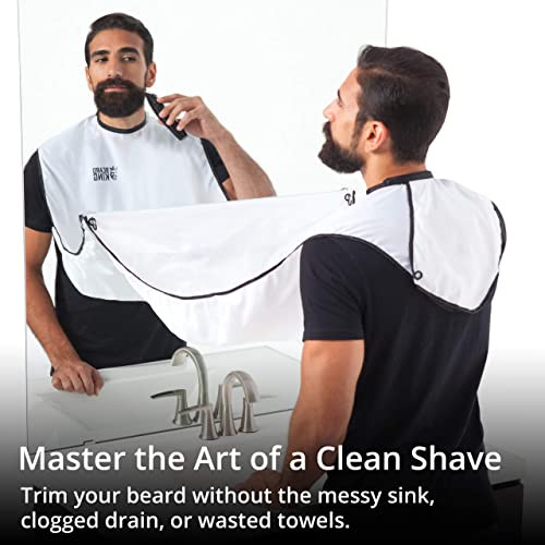 Beard King Beard Bib Apron As Seen On Shark Tank Gifts For Him Stocking Stuffers For Men Mens Gift White