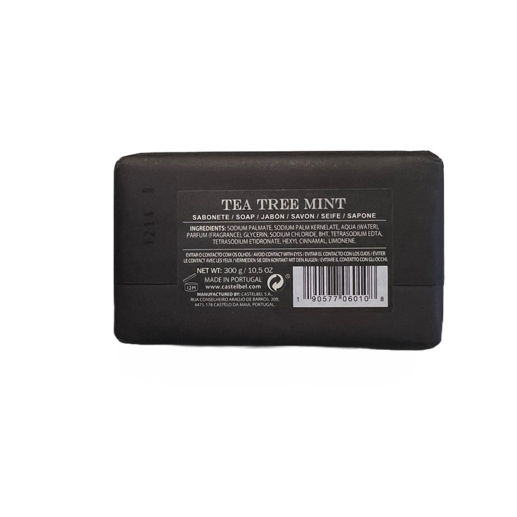 Castelbel Tea Tree Mint Soap Bar For Men 10.5 Oz