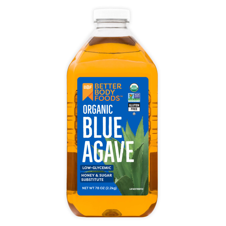 Betterbody Foods Organic Blue Agave Syrup 78 Oz Low Glycemic Sweetener