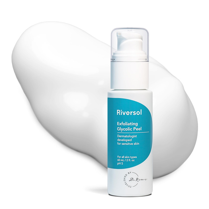Riversol Glycolic Acid Chemical Peel Aha Exfoliant For Sensitive Skin