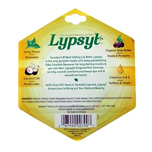 Lypsyl Intense Protection Original Mint Lip Balm 0.10 Oz. 11 Count